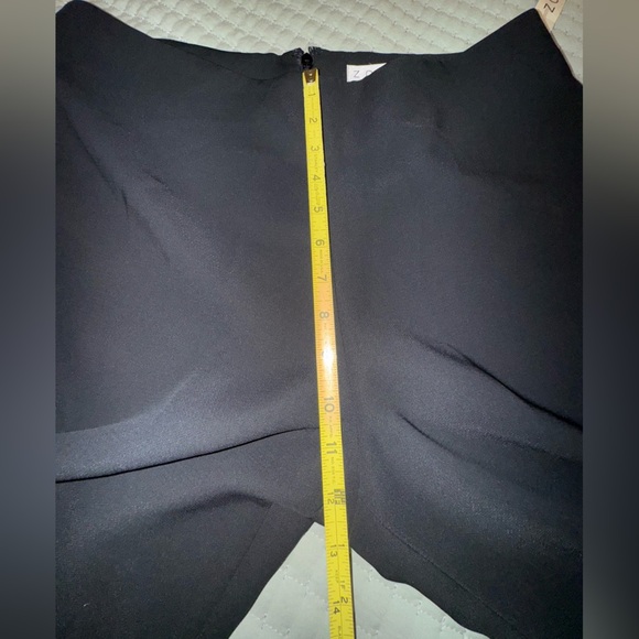 Zoey brand Black High rise Wide Leg zipper back closure Pants. Size 12 NWT - Picture 6 of 10